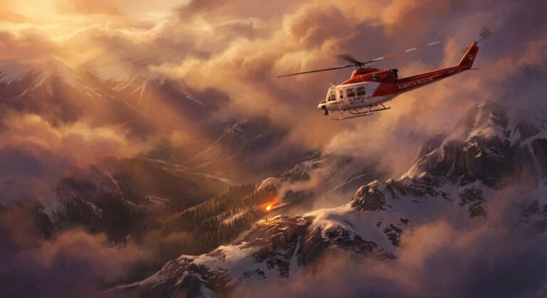 helicopter crash alberta