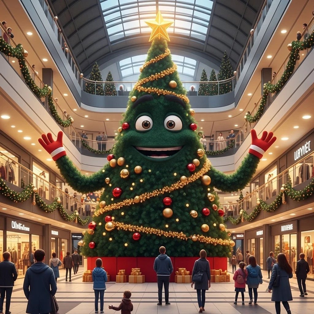 woody the talking christmas tree